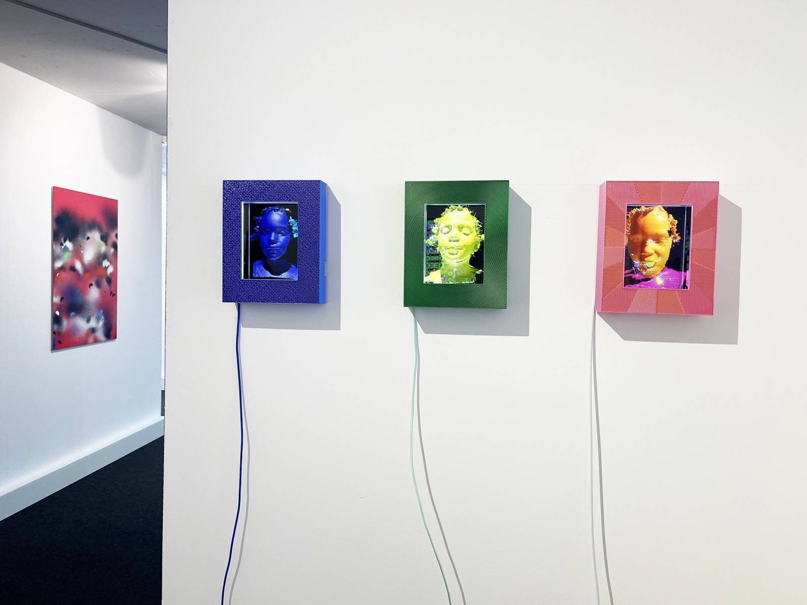 Installation view, Matter & Data, Art Basel — Digital Art Mile