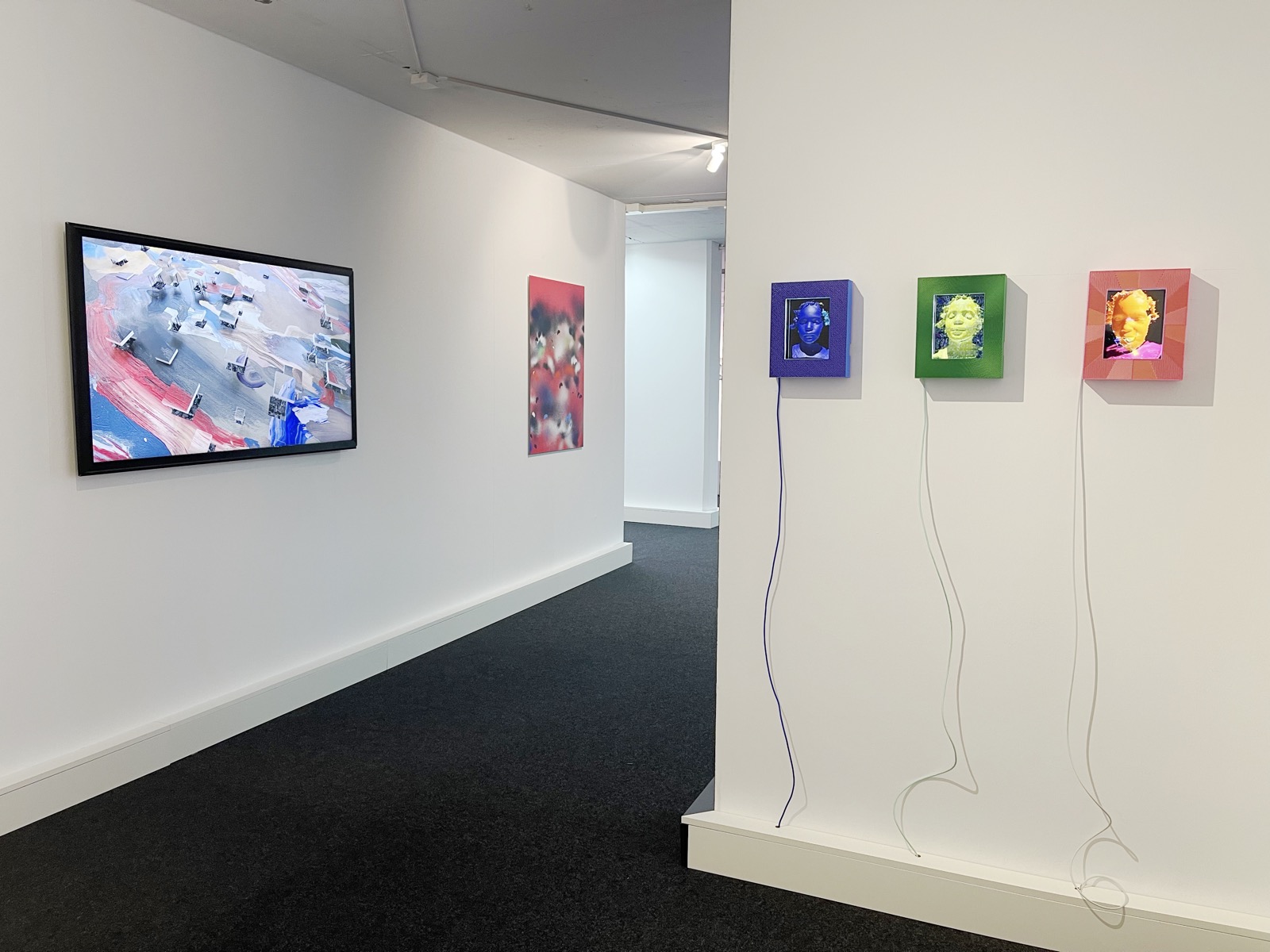 Installation view, Matter & Data, Art Basel — Digital Art Mile