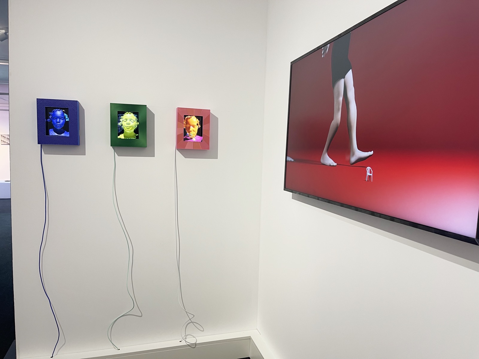 Installation view, Matter & Data, Art Basel — Digital Art Mile