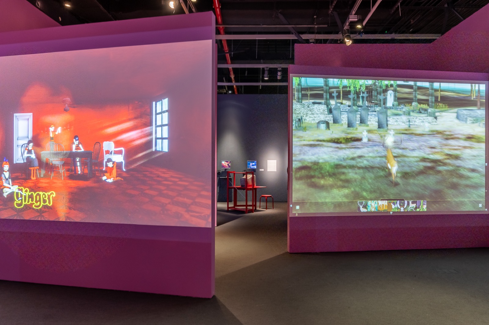 Installation view, My Veins Are The Wires, My Body Is Your Keyboard