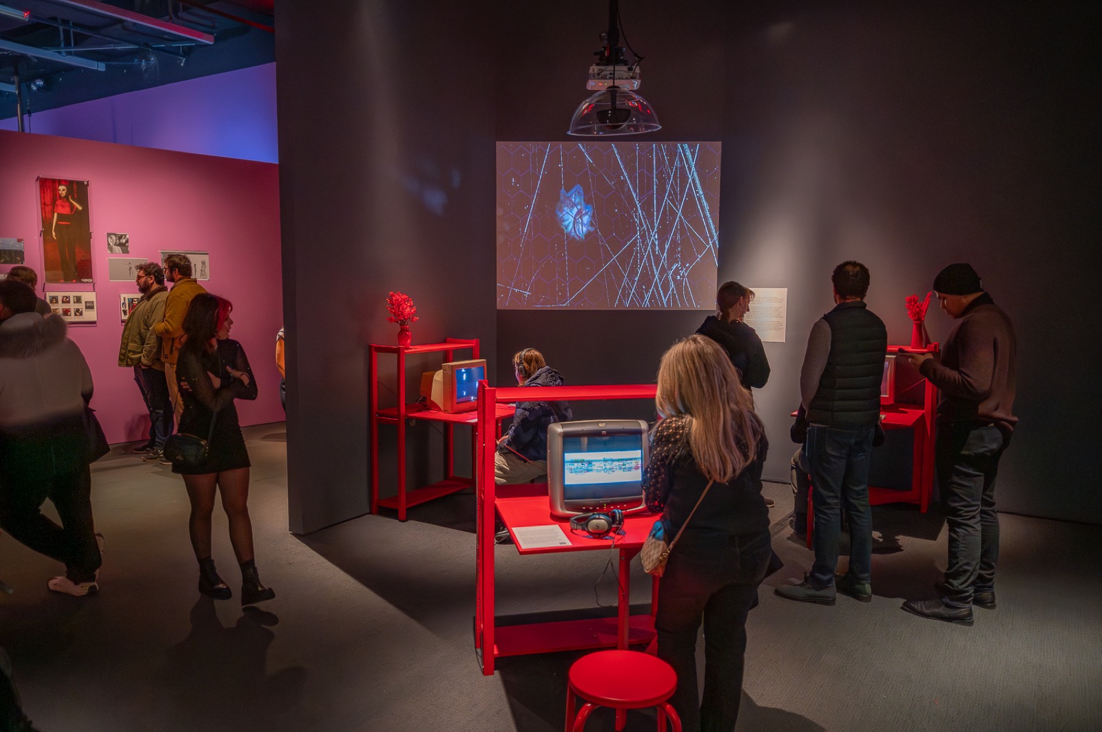 Installation view, My Veins Are The Wires, My Body Is Your Keyboard