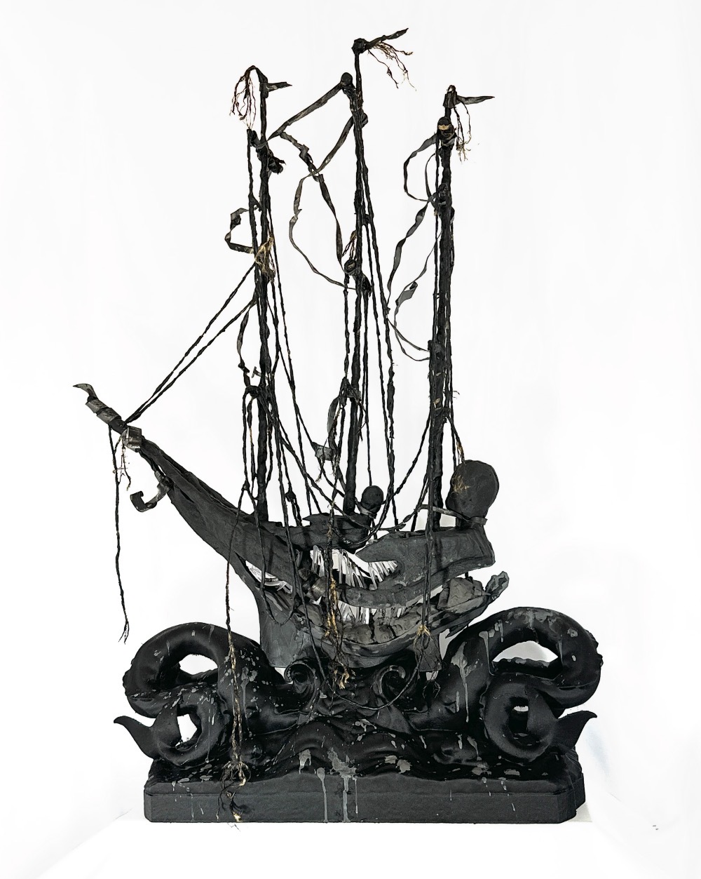 Black Ship physical sculpture view 1