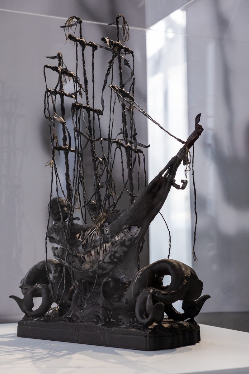 Black Ship physical sculpture view 2